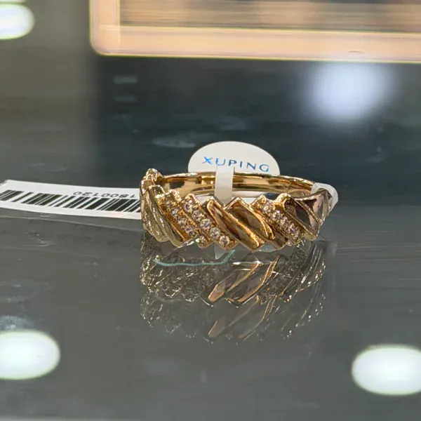 Anti-Tarnish Ring Size 10 - Anti-Tarnish from BLINGARI luxury Indian fashion collection