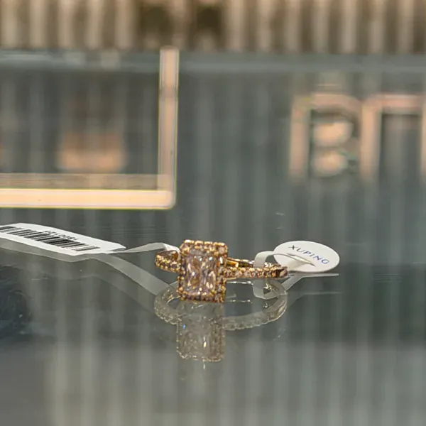 Anti-Tarnish Ring Size 8 - Anti-Tarnish from BLINGARI luxury Indian fashion collection