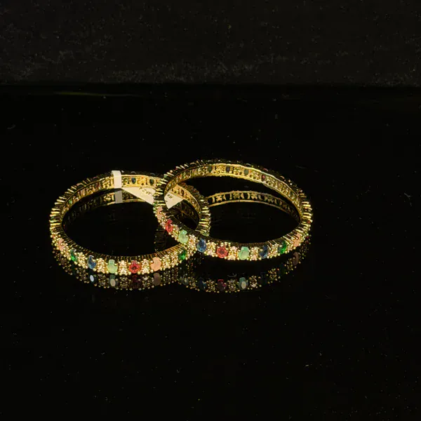 Bangle Set - Bangles & Bracelets from BLINGARI luxury Indian fashion collection