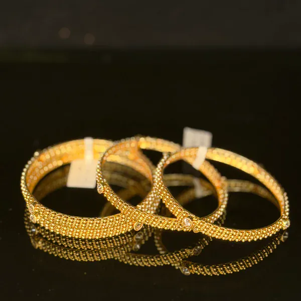 Gold 26 Bangles - Bangles & Bracelets from BLINGARI luxury Indian fashion collection