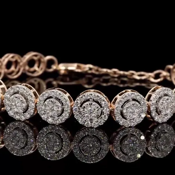 Lab Grown Diamond Bracelet - Diamond Bracelets from BLINGARI luxury Indian fashion collection