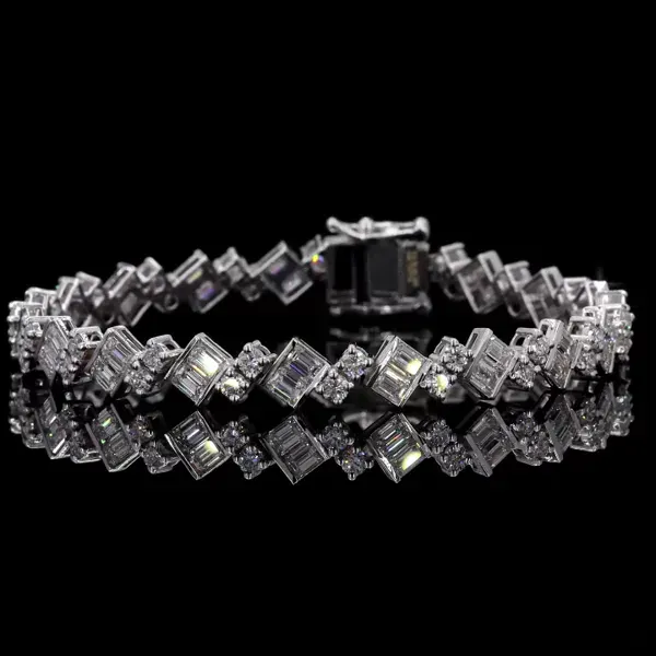 Lab Grown Diamond Bracelet - Diamond Bracelets from BLINGARI luxury Indian fashion collection