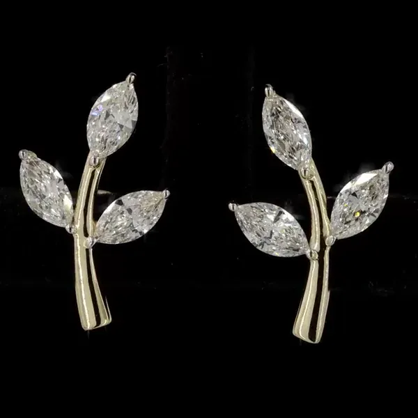 Lab Grown Diamond Fancy Earring - Diamond Earrings from BLINGARI luxury Indian fashion collection
