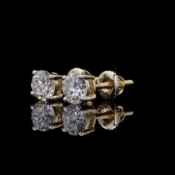 Lab Grown Diamond Studs - Diamond Earrings from BLINGARI luxury Indian fashion collection
