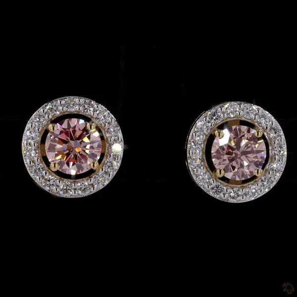 Lab Grown Diamond Fancy Earring - Diamond Earrings from BLINGARI luxury Indian fashion collection