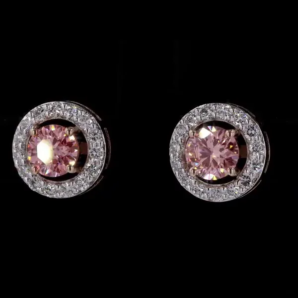 Lab Grown Diamond Fancy Earring - Diamond Earrings from BLINGARI luxury Indian fashion collection