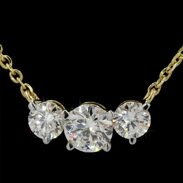 Lab Grown Diamond Pendant With Chain - Diamond Pendants from BLINGARI luxury Indian fashion collection