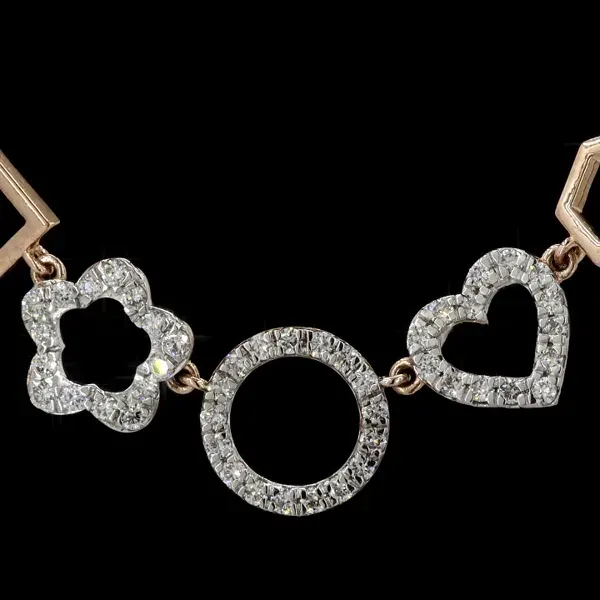 Lab Grown Diamond Pendant With Chain - Diamond Pendants from BLINGARI luxury Indian fashion collection
