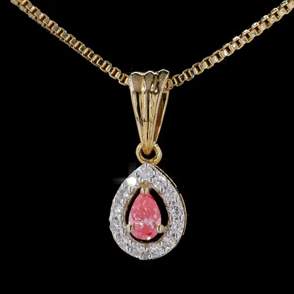 Lab Grown Diamond Pendant - Diamond Pendants from BLINGARI luxury Indian fashion collection