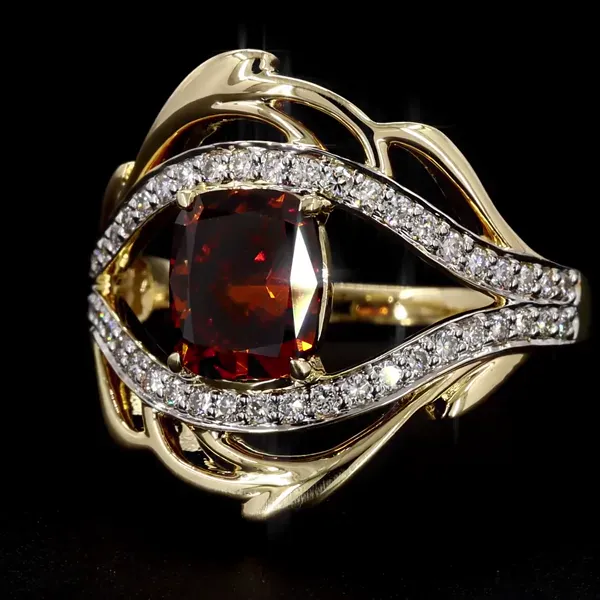 Lab Grown Diamond Ring - Diamond Rings from BLINGARI luxury Indian fashion collection
