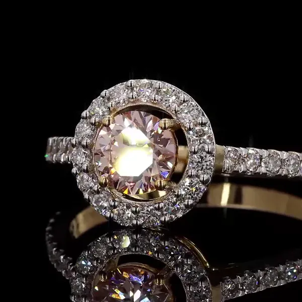 Lab Grown Diamond Solitaire Ring - Diamond Rings from BLINGARI luxury Indian fashion collection