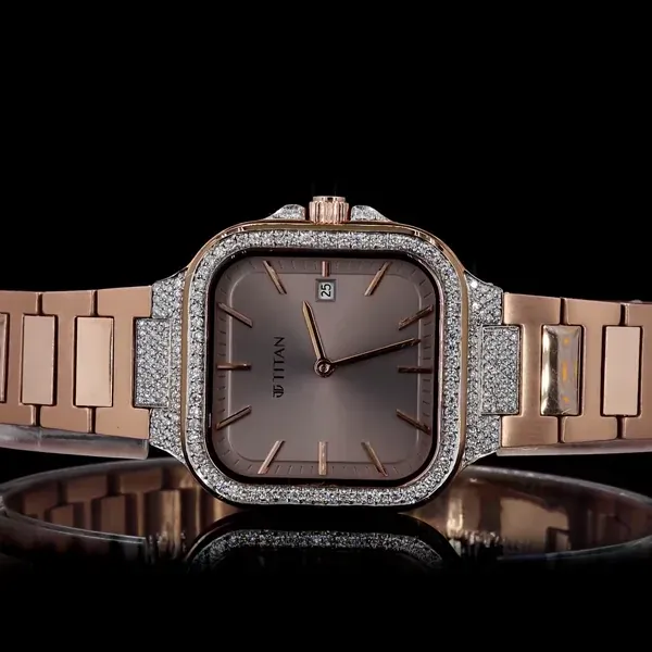 Lab Grown Diamond Watch - Diamond Watches from BLINGARI luxury Indian fashion collection