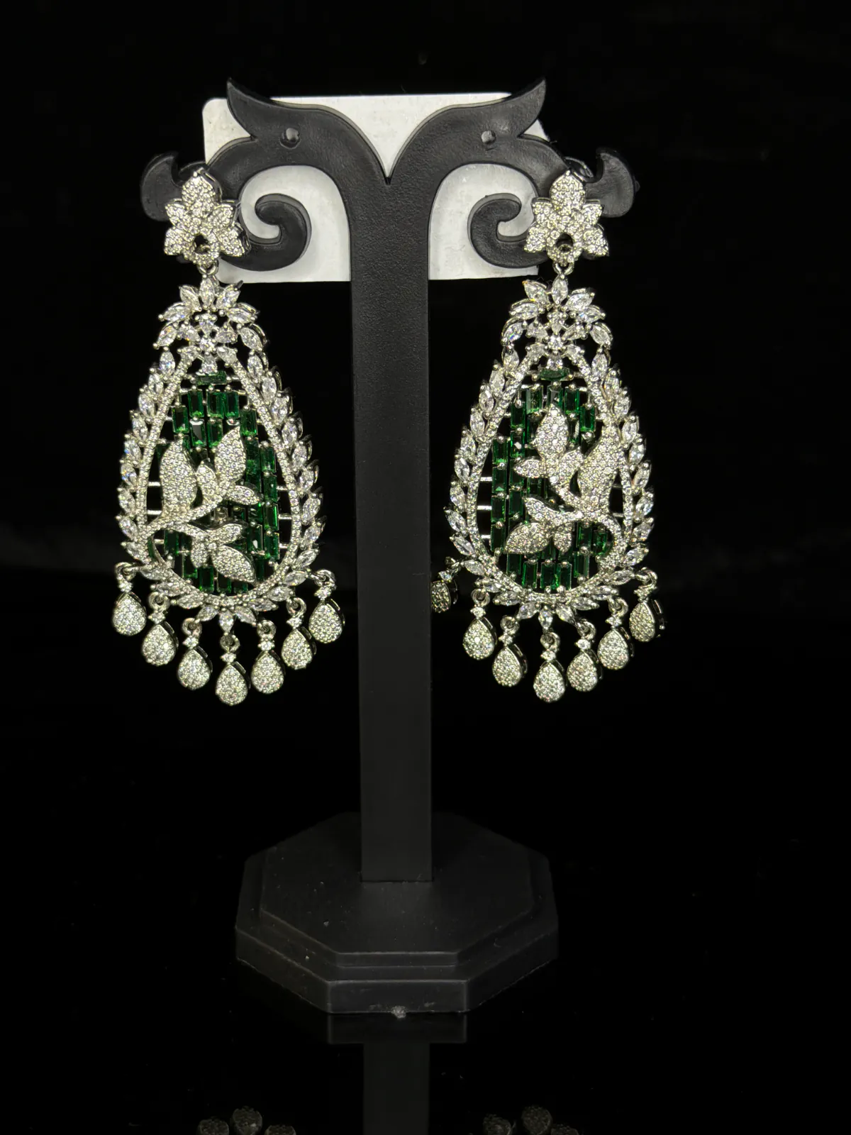 Kundan Earrings - Earrings & Jhumkas from BLINGARI luxury Indian fashion collection