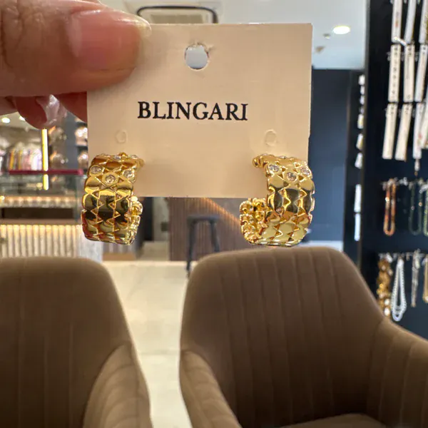 Statement Earrings - Earrings & Jhumkas from BLINGARI luxury Indian fashion collection