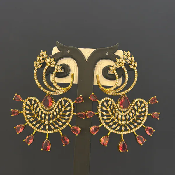 AD Earrings - Earrings & Jhumkas from BLINGARI luxury Indian fashion collection