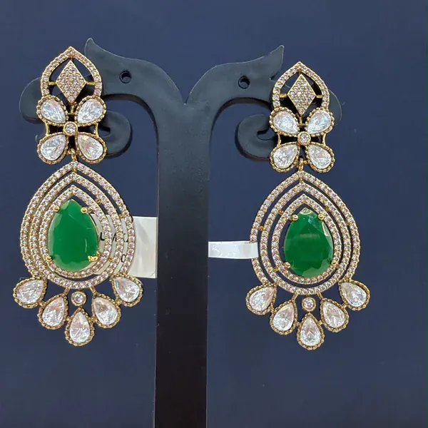 Jhumka 90047 - Earrings & Jhumkas from BLINGARI luxury Indian fashion collection