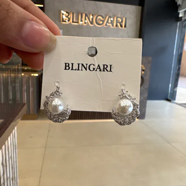 Statement Earrings - Earrings & Jhumkas from BLINGARI luxury Indian fashion collection