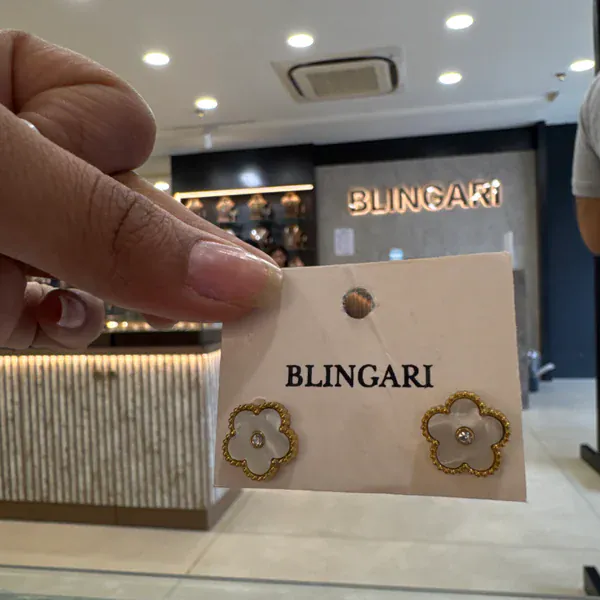 Statement Earrings - Earrings & Jhumkas from BLINGARI luxury Indian fashion collection