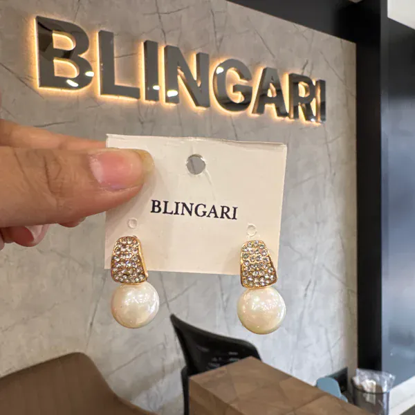 Statement Earrings - Earrings & Jhumkas from BLINGARI luxury Indian fashion collection