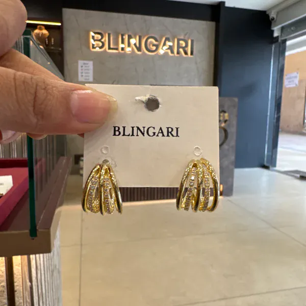 Big C - - Earrings & Jhumkas - BLINGARI - Media 1