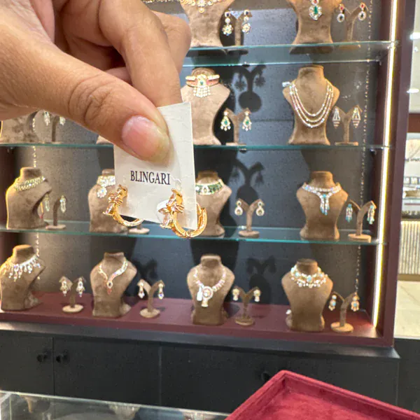 Statement Earrings - - Earrings & Jhumkas - BLINGARI - Media 2