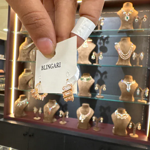 Statement Earrings - - Earrings & Jhumkas - BLINGARI - Media 4