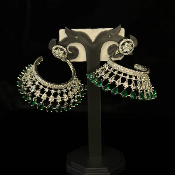 Kundan Earrings - Earrings & Jhumkas from BLINGARI luxury Indian fashion collection