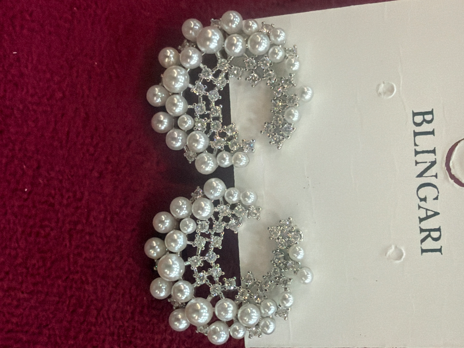 Grk Pearl - - Earrings & Jhumkas - BLINGARI - Media 1