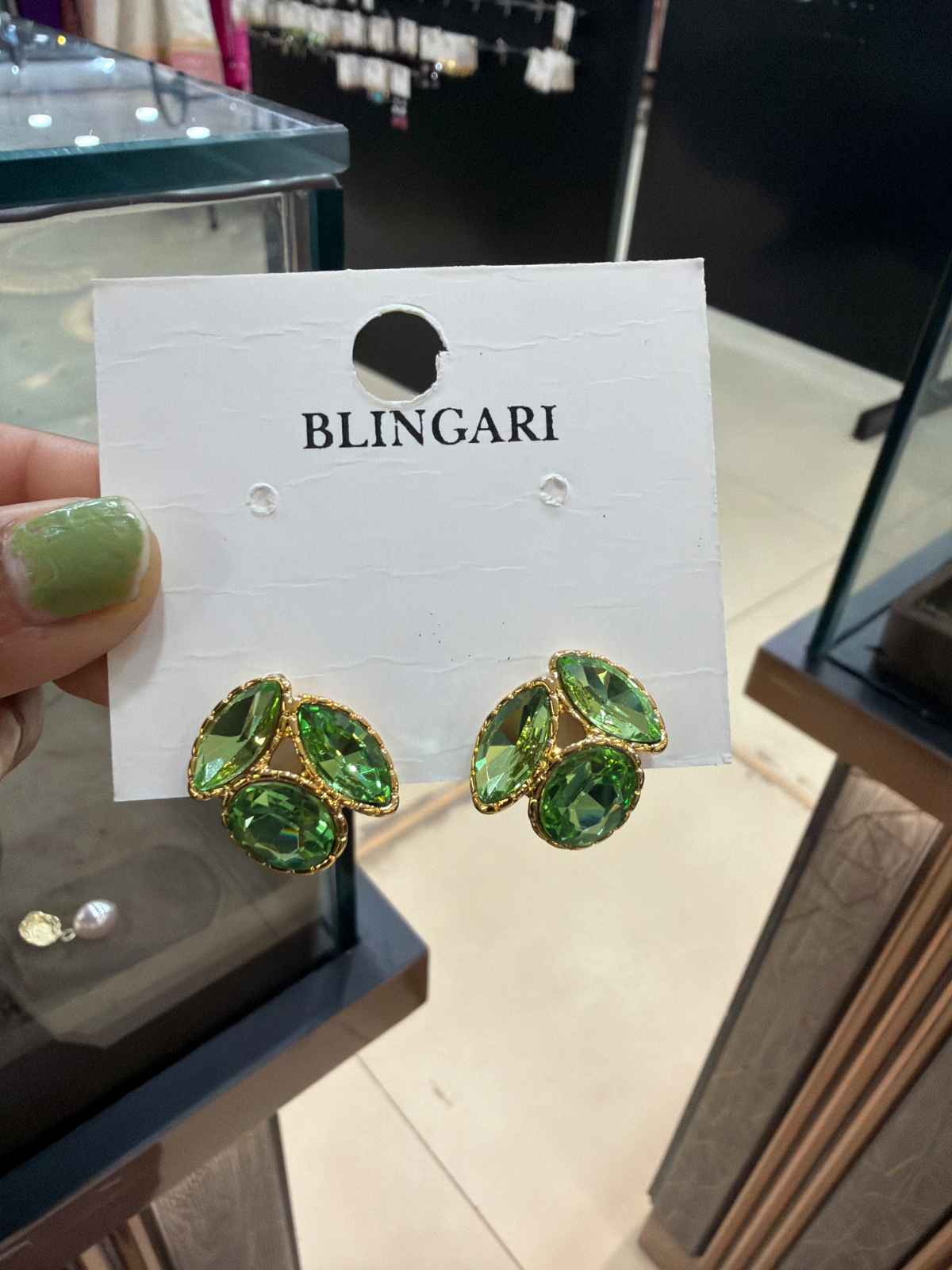 EARRING - - Earrings & Jhumkas - BLINGARI - Media 1