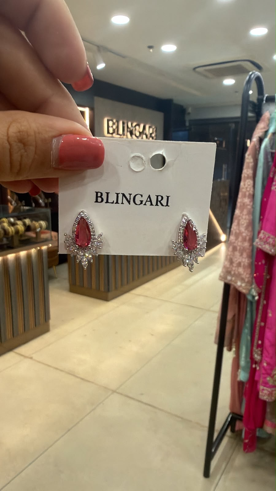 EARRINGS - Earrings & Jhumkas from BLINGARI luxury Indian fashion collection