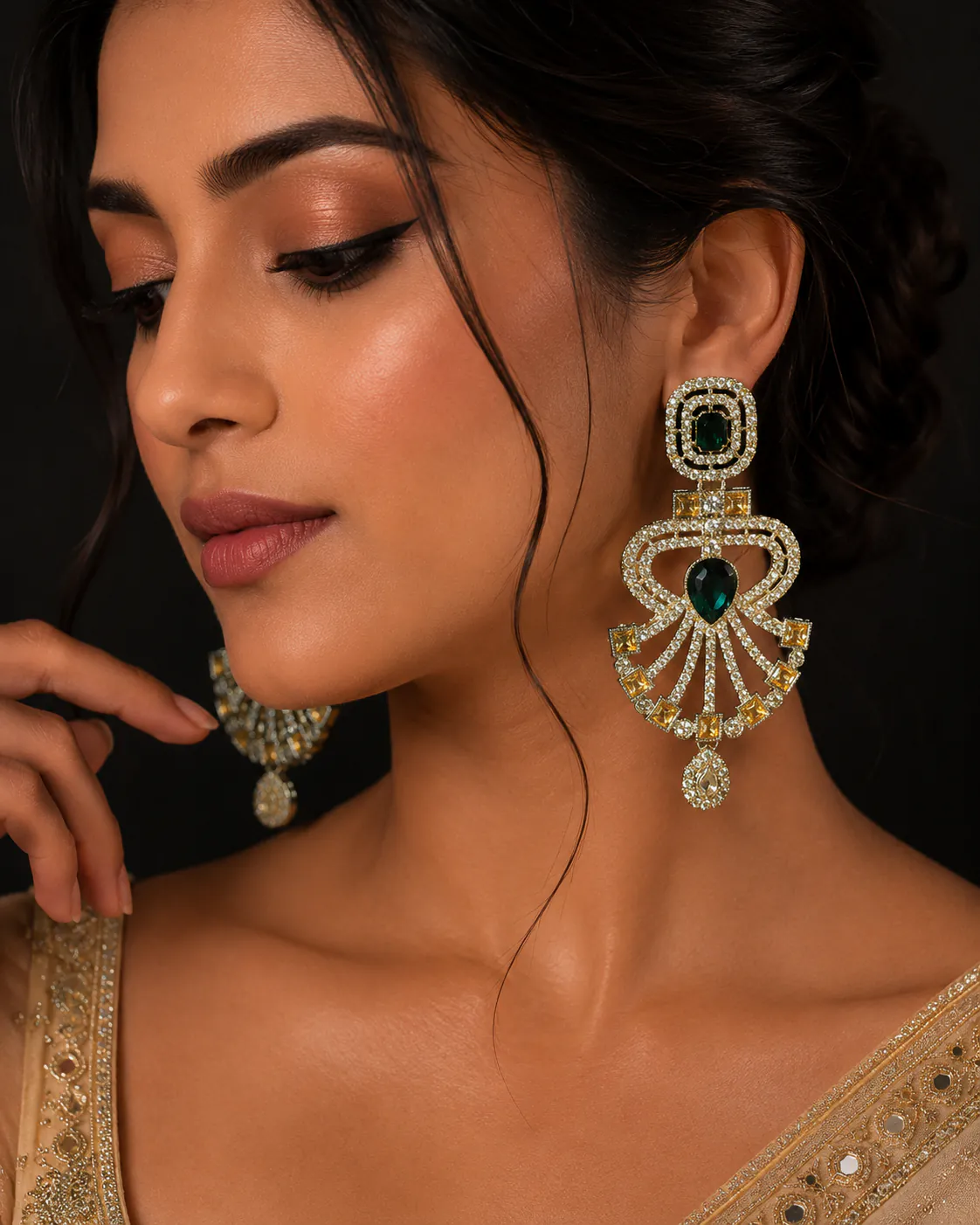 Jhumka - Jhumkas from BLINGARI luxury Indian fashion collection