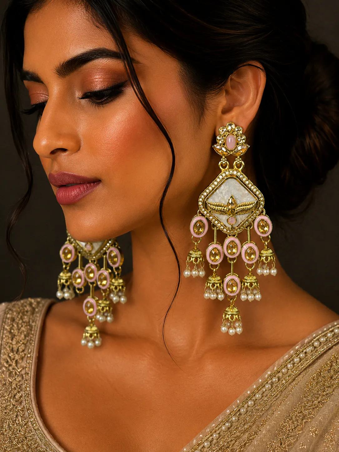 Jhumka - Jhumkas from BLINGARI luxury Indian fashion collection