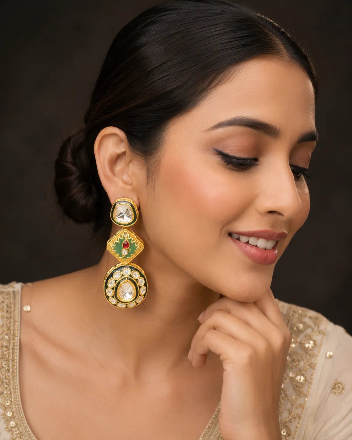 Jhumka - Jhumkas from BLINGARI luxury Indian fashion collection
