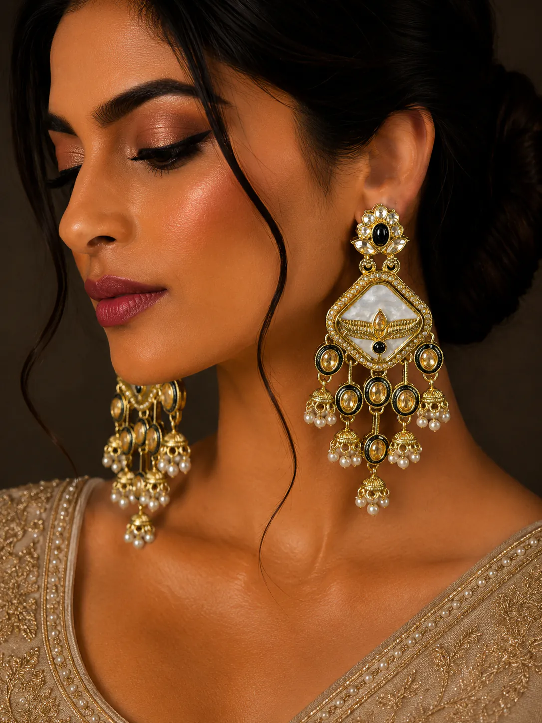 Jhumka - Jhumkas from BLINGARI luxury Indian fashion collection