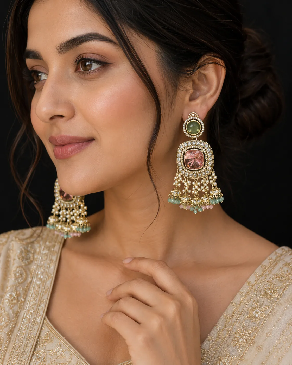 Jhumka - Jhumkas from BLINGARI luxury Indian fashion collection