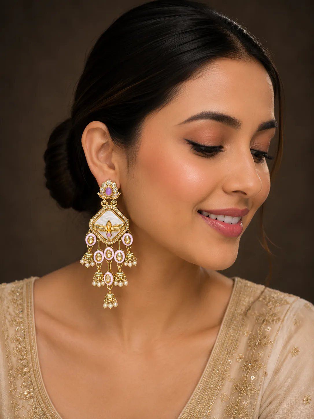 Jhumka - Jhumkas from BLINGARI luxury Indian fashion collection