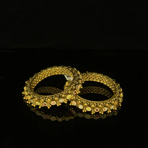 Kashmiri 26 - Kada from BLINGARI luxury Indian fashion collection
