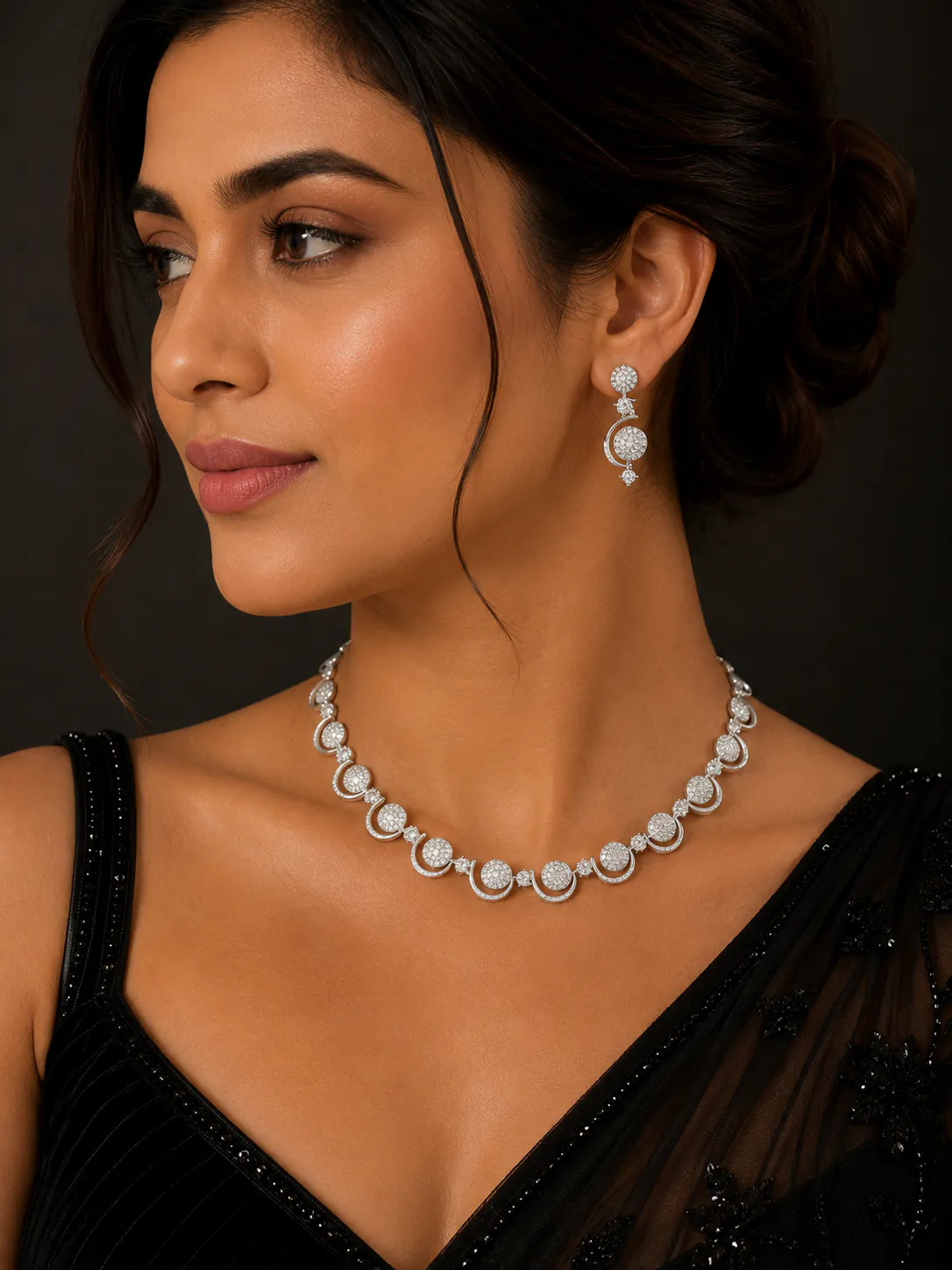 Necklace set - Necklaces & Pendants from BLINGARI luxury Indian fashion collection