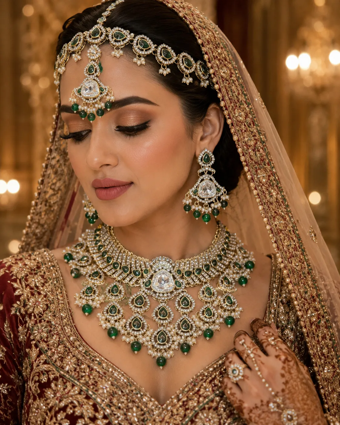 Bridal set - Necklaces & Pendants from BLINGARI luxury Indian fashion collection
