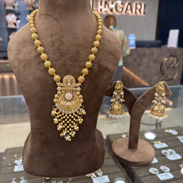Temple Mtrm - Necklaces & Pendants from BLINGARI luxury Indian fashion collection