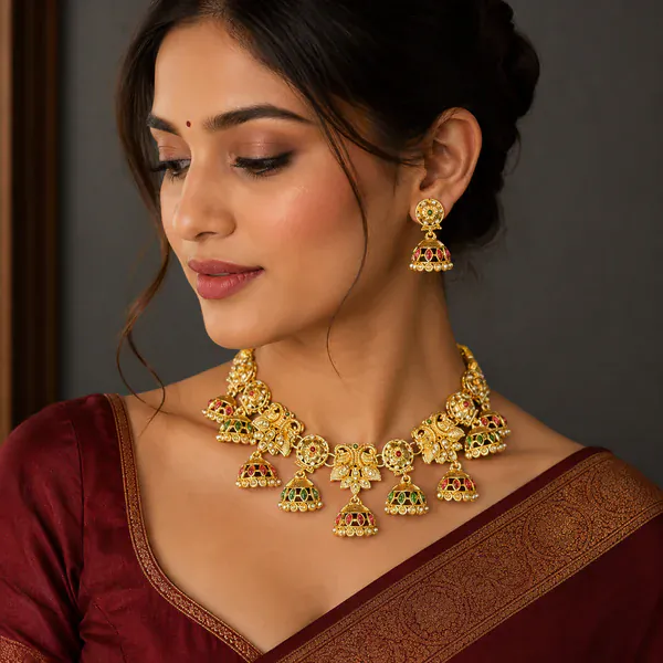 Necklace Set - Necklaces & Pendants from BLINGARI luxury Indian fashion collection