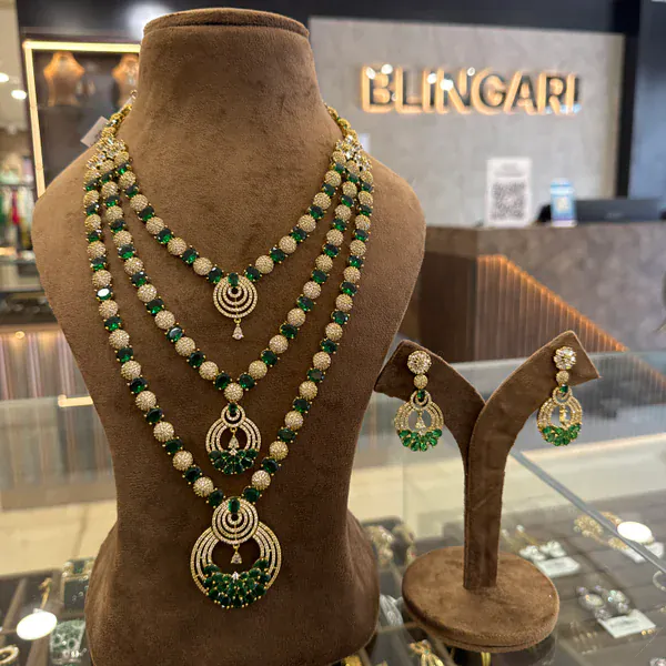 Bridal Set - Necklaces & Pendants from BLINGARI luxury Indian fashion collection