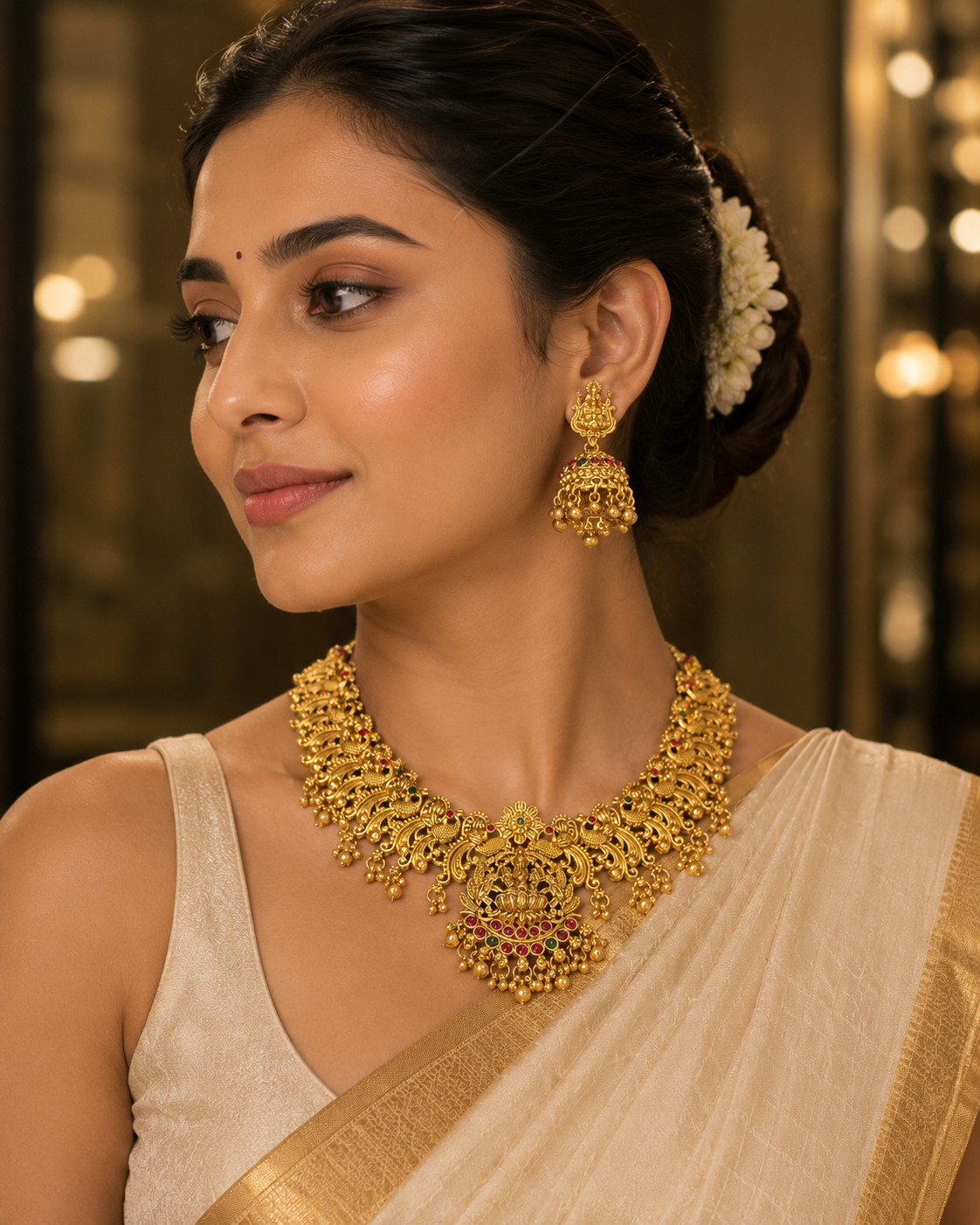 Necklace Set - Necklaces & Pendants from BLINGARI luxury Indian fashion collection
